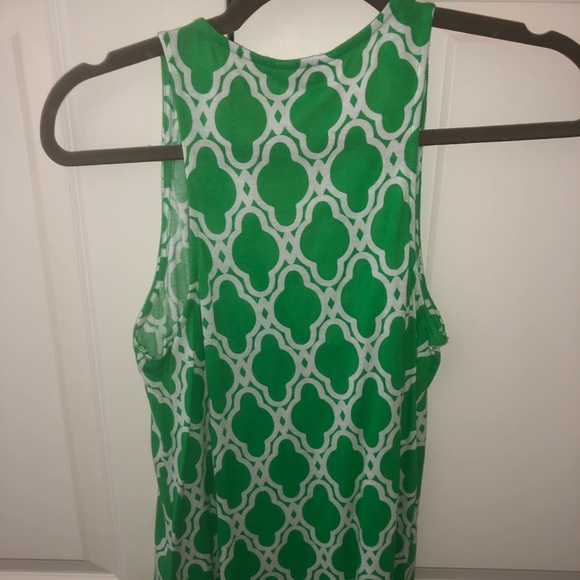 Green Printed Tank - Picture 2 of 2